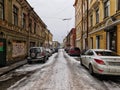 Streets and houses of old Vyborg.