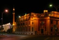 Tirana Albania, with mosque and minaret