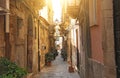 The streets of Italy. Italian Streets. Old city. The island of Sicily, Italy Royalty Free Stock Photo