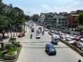 Busy Street Scene in Kathmandu, Nepal