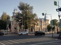 Streets of Kazan, view of the city on a summer day, buildings and architecture of the city. Royalty Free Stock Photo