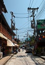 Streets of Koh Phangan Royalty Free Stock Photo