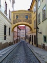 Streets of Lesser Town in Prague