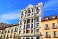 Streets of Madrid in Historic part of the City Royalty Free Stock Photo