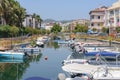 View of the streets of Marmaris and the port. Walk around the city. Tours to Marmaris for youth.Picturesque landscapes of islands Royalty Free Stock Photo