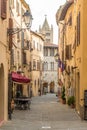 In the streets of Massa Marittima in Italy Royalty Free Stock Photo