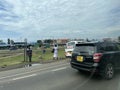 Streets of Nakuru Town in Kenya