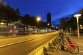 Streets of Nantes at dawn