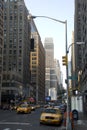 Streets of New York City, Manhattan Royalty Free Stock Photo