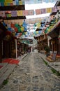 Streets of old part of Shangrila, China