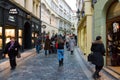 The streets of old Prague. Souvenir shop