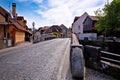 Streets of old Samobor town Royalty Free Stock Photo