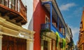 Streets of the Old Town of Cartagena, Colombia