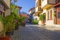 Streets of old town Kaleici - Antalya, Turkey Royalty Free Stock Photo