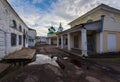 Streets of the old town of Kostroma. Russia.