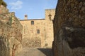 Streets old town of medieval village of Pals, Girona province, Catalonia, Spain Royalty Free Stock Photo