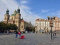 Through the streets of the old town of Prague Royalty Free Stock Photo