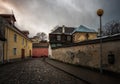 Streets of the old town of Tallinn. Estonia. Royalty Free Stock Photo