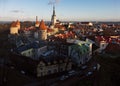 Streets of the old town of Tallinn. Estonia.