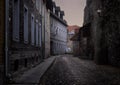 Streets of the old town of Tallinn. Estonia. Royalty Free Stock Photo