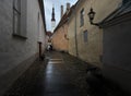 Streets of the old town of Tallinn. Estonia. Royalty Free Stock Photo