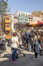 Streets of Pamplona Royalty Free Stock Photo