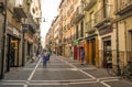 Streets of Pamplona Royalty Free Stock Photo