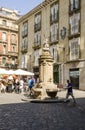 Streets of Pamplona Royalty Free Stock Photo