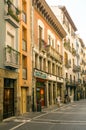 Streets of Pamplona Royalty Free Stock Photo