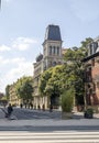 Streets of Pamplona Royalty Free Stock Photo