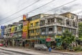 Streets of Pattaya with a huge number of electrical wires