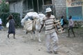 Streets of Petit Bourg de Port Margot, Haiti. Royalty Free Stock Photo