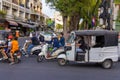 The streets of Phnom Penh downtown, Cambodia