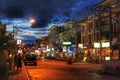 The streets of Phuket at night
