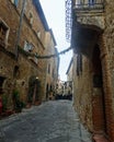 The streets of Pienza, Tuscany ,Italy