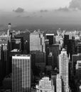 Streets and roofs of Manhattan Royalty Free Stock Photo