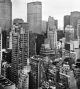 Streets and roofs of Manhattan in NYC Royalty Free Stock Photo