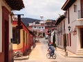 Streets of San Cristobal de las Casas, former capital city of Chiapas, Mexico