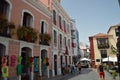 Streets Of Santa Cruz De La Palma Decorated For The Descent Of The Virgin Festivity That Is Celebrated Every Five Years. Travel, Royalty Free Stock Photo