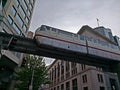 Monorail train in Seattle