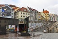 Streets of Slovakia capital Bratislava City