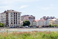 The streets of Sochi. Adler. Embankment of the Mzymta River