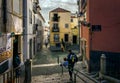 Streets and squares of old Lisbon. Portugal.