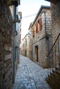 Streets of Stari Grad Royalty Free Stock Photo