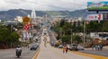 Streets of Tegucigalpa in Honduras. Royalty Free Stock Photo