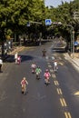 The streets of Tel Aviv during the religion holiday Yom Kippur,