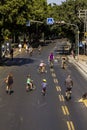 The streets of Tel Aviv during the religion holiday Yom Kippur,