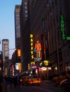 Busy Evening In Times Square New York