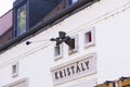 The streets of the tourist town of Szentendre with shops and restaurants. Royalty Free Stock Photo