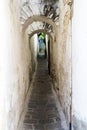 The streets of the tourist town of Szentendre with shops and restaurants. Royalty Free Stock Photo